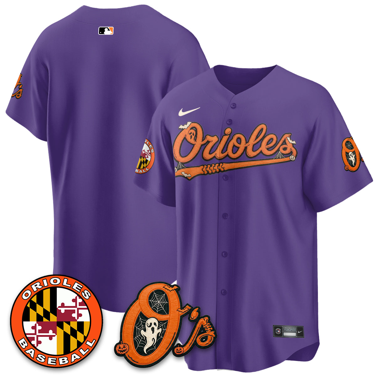 Baltimore Orioles Halloween 2026 Vapor Limited Jersey - Stitched