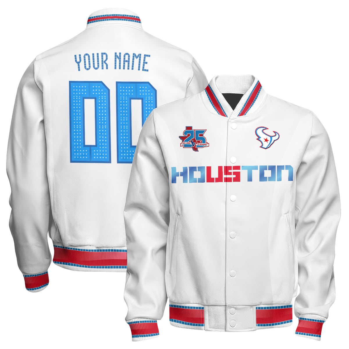 HOU Rivalries 2026 Edition Custom Baseball Jacket V1 - Printed