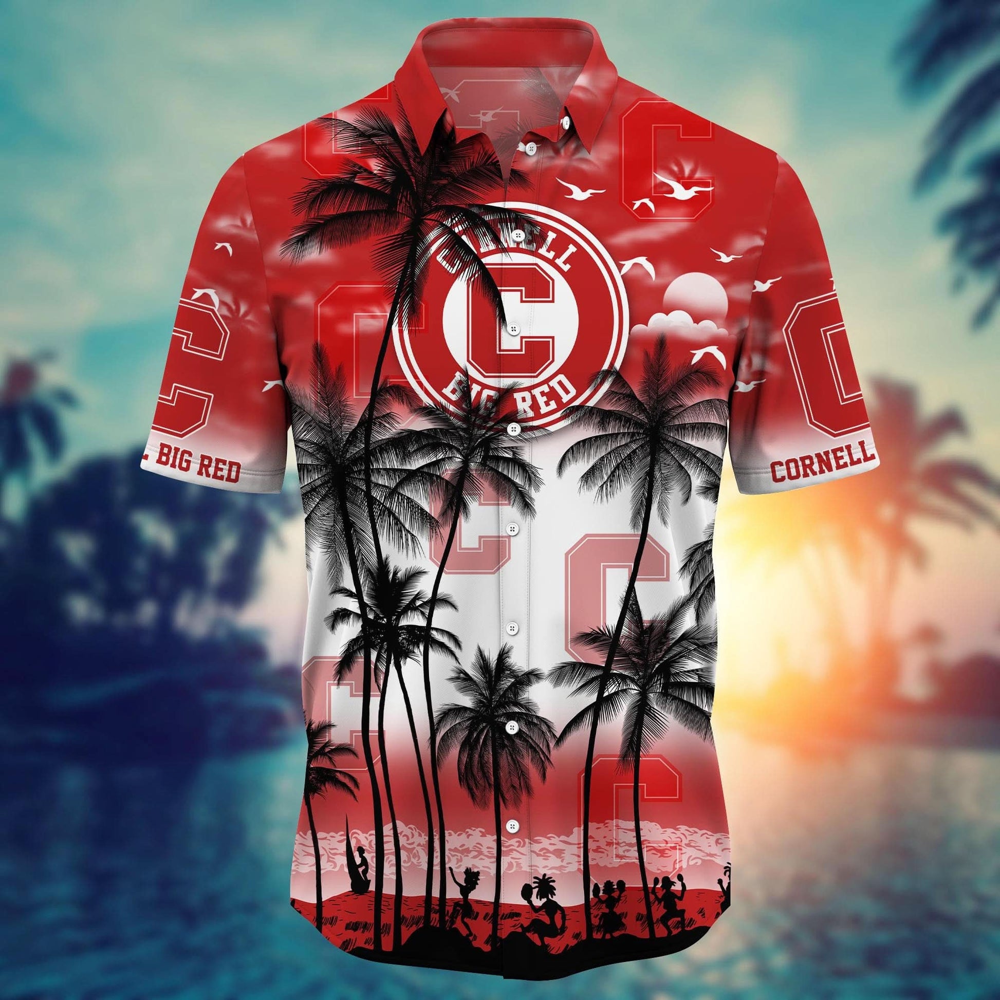 Cornell Big Red - Trending Aloha Shirt Summer