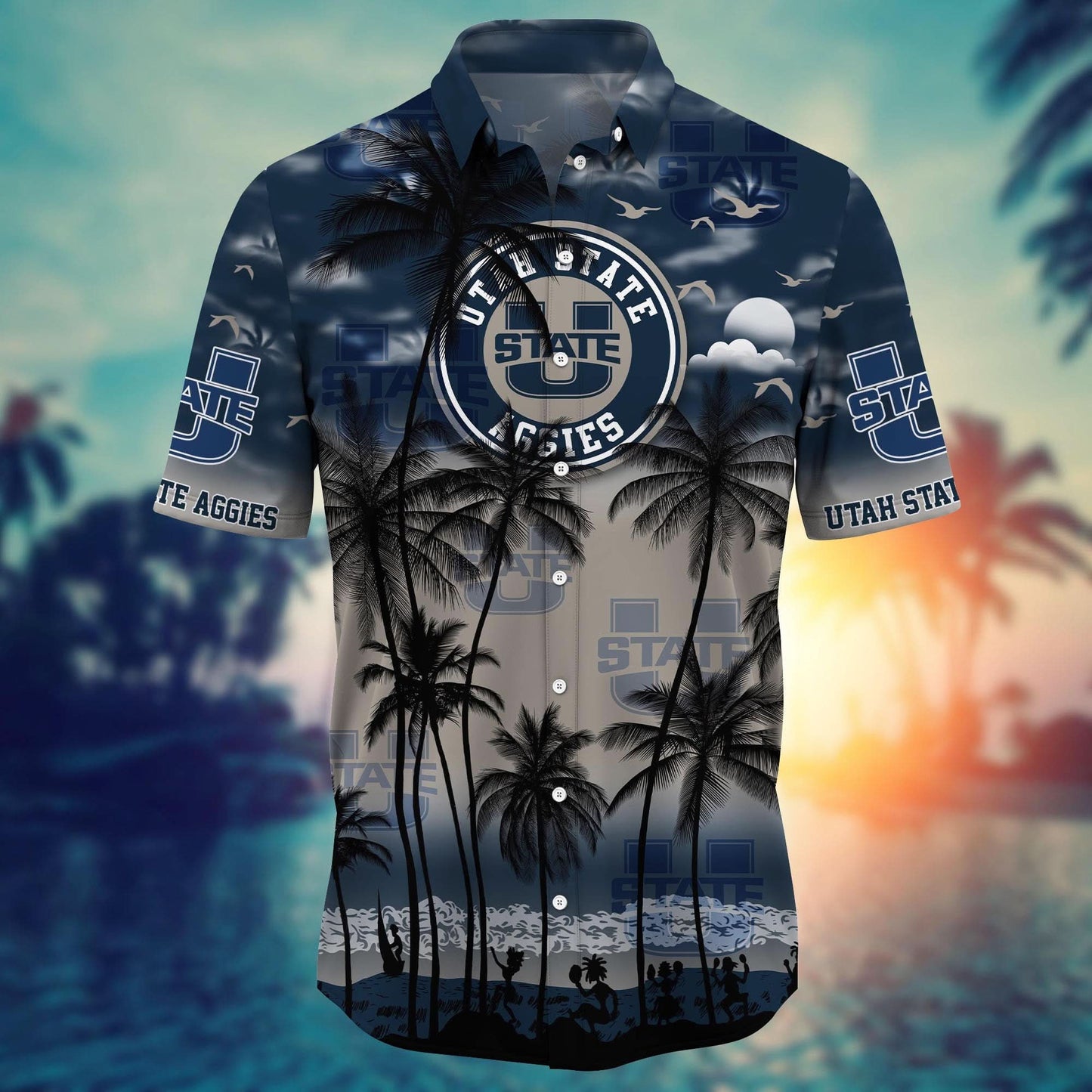 Utah State Aggies - Trending Aloha Shirt Summer