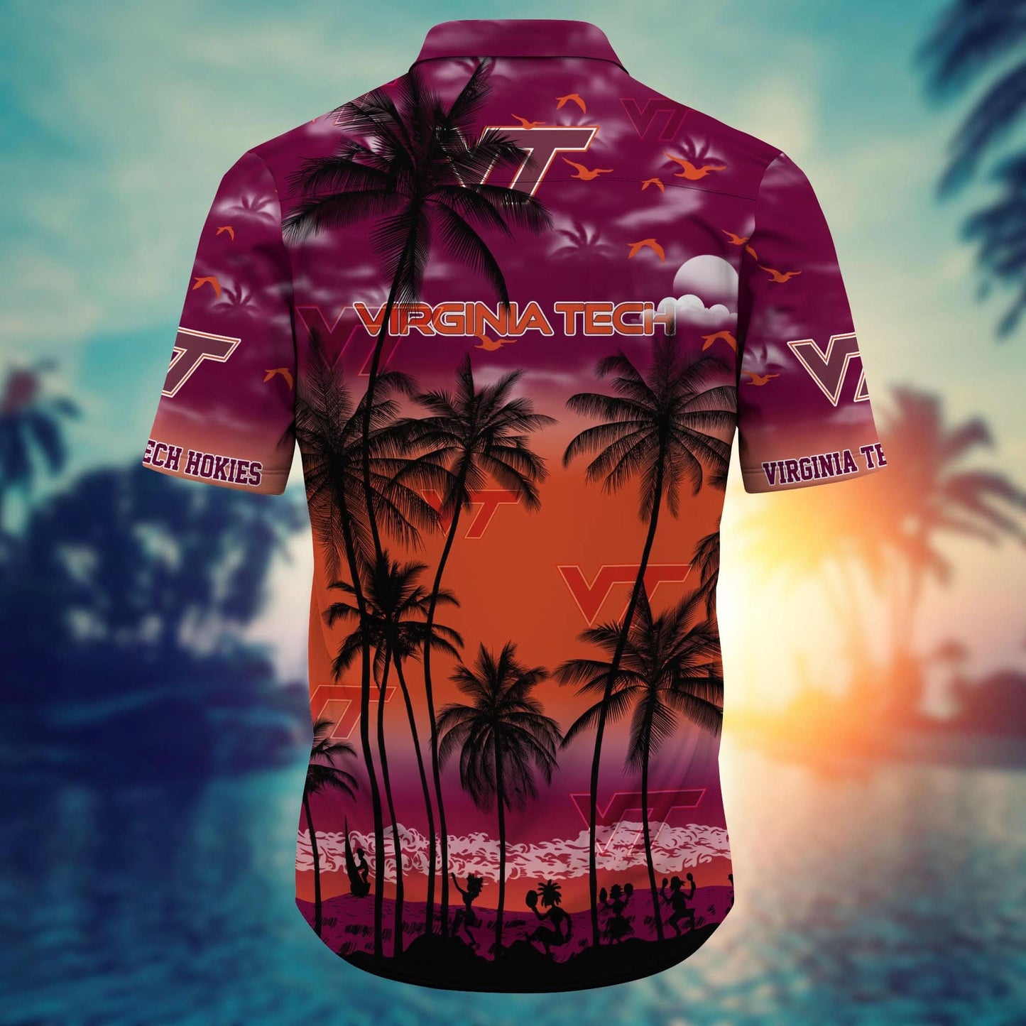 Virginia Tech Hokies - Trending Aloha Shirt Summer