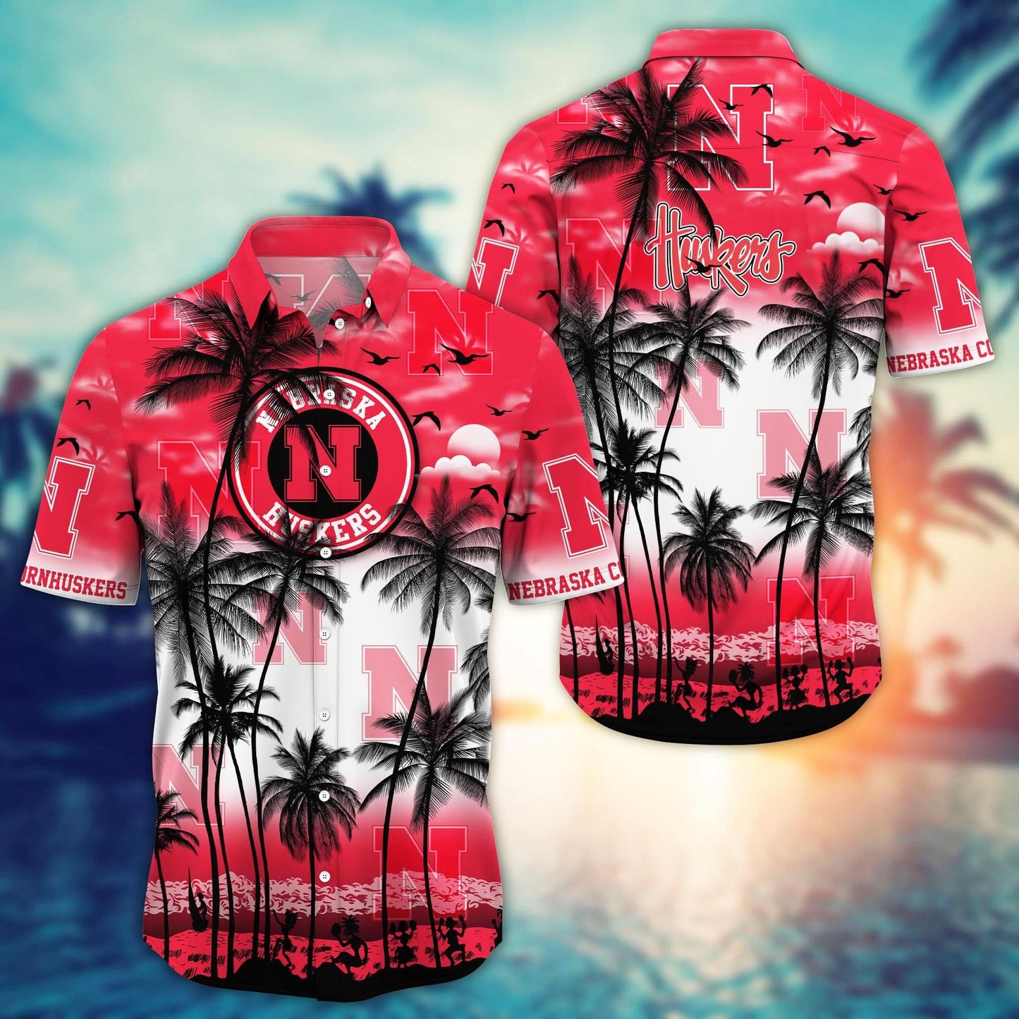 Nebraska Cornhuskers - Trending Aloha Shirt Summer