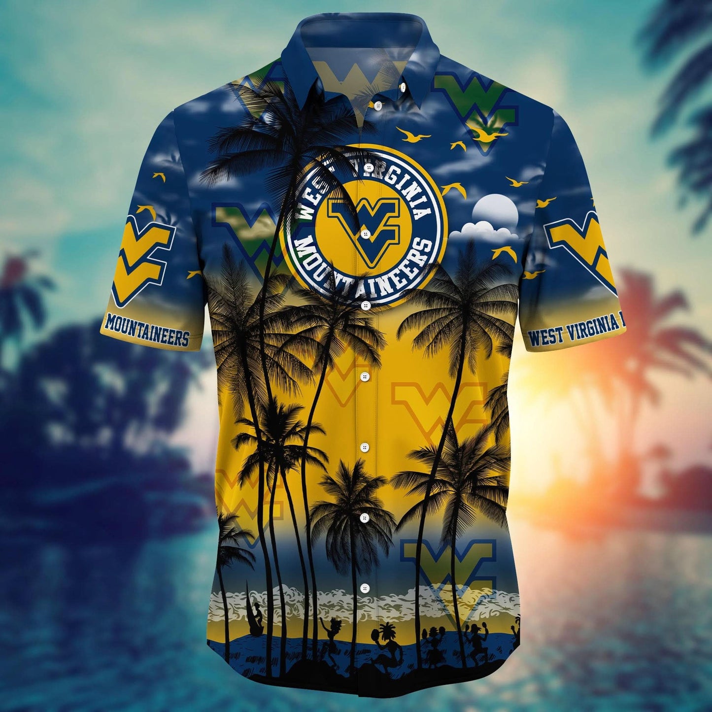 West Virginia Mountaineers - Trending Aloha Shirt Summer