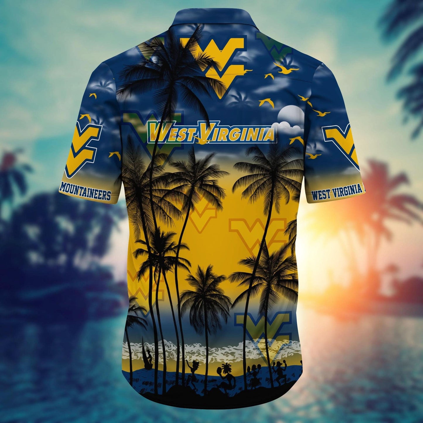 West Virginia Mountaineers - Trending Aloha Shirt Summer