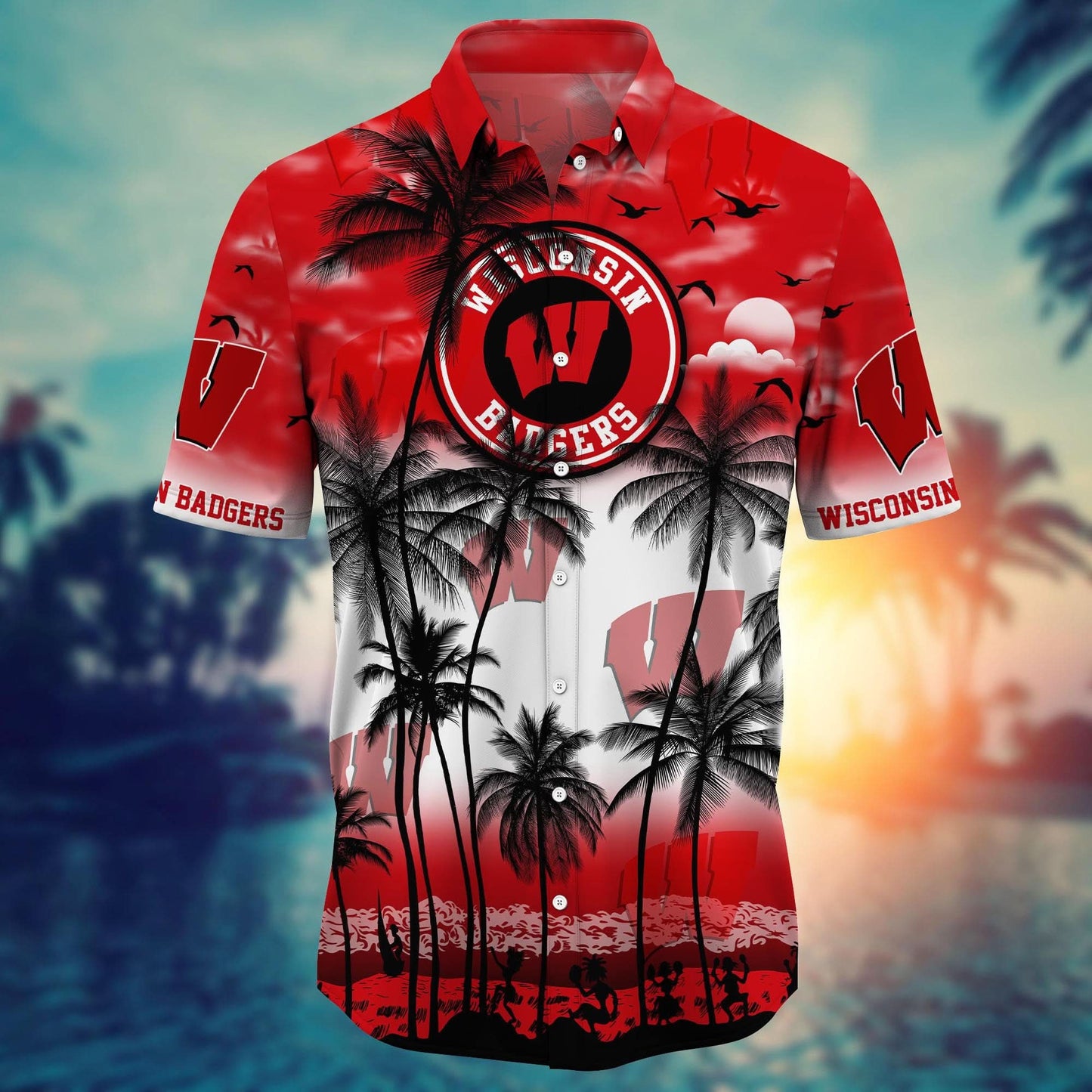 Wisconsin Badgers - Trending Aloha Shirt Summer