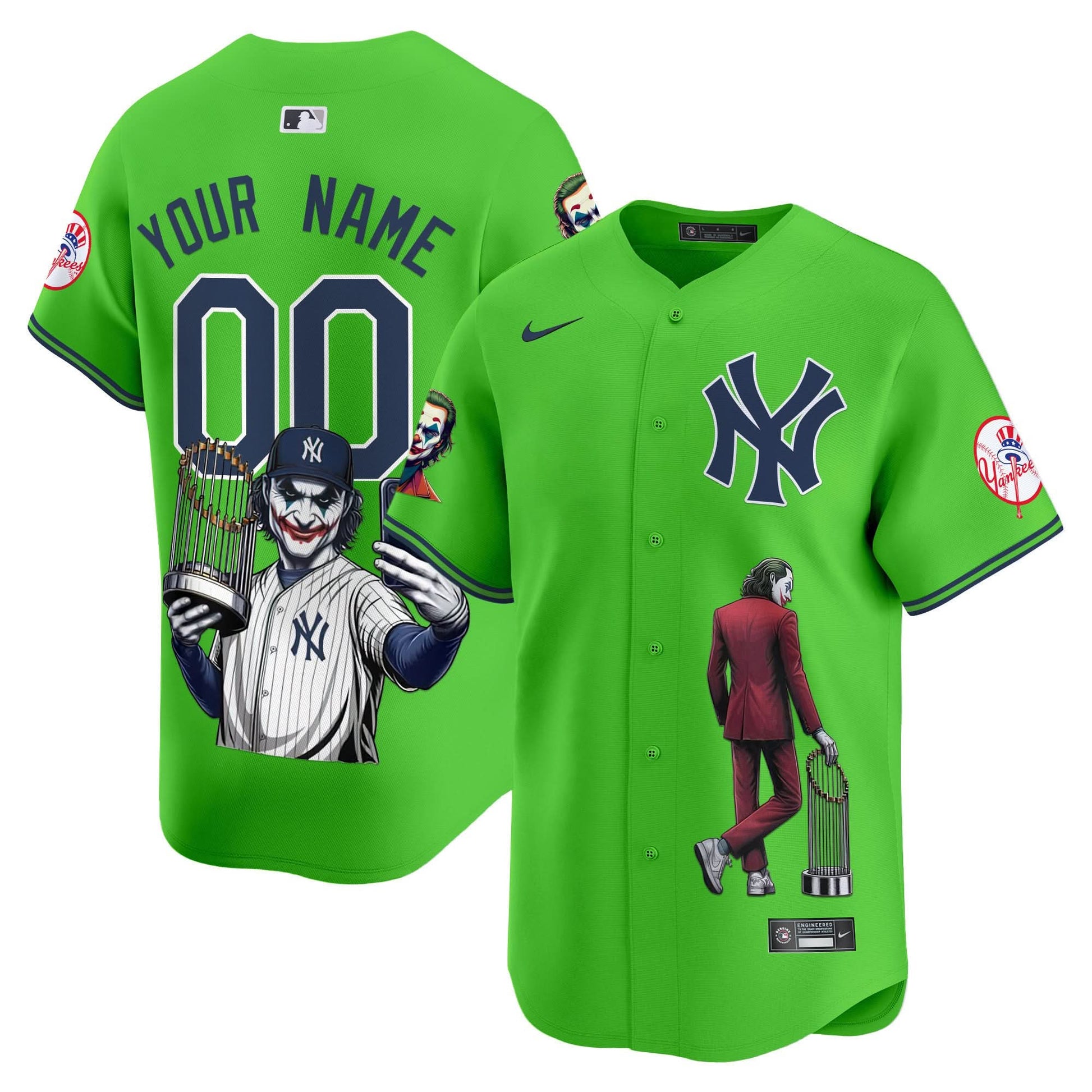New York Yankees Joker Vapor Premier Limited Custom Jersey - Printed
