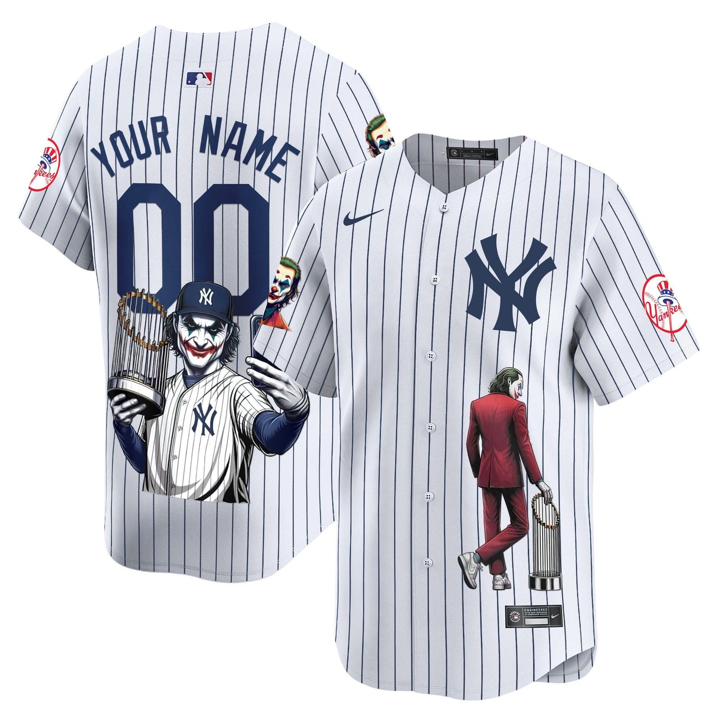 New York Yankees Joker Vapor Premier Limited Custom Jersey - Printed