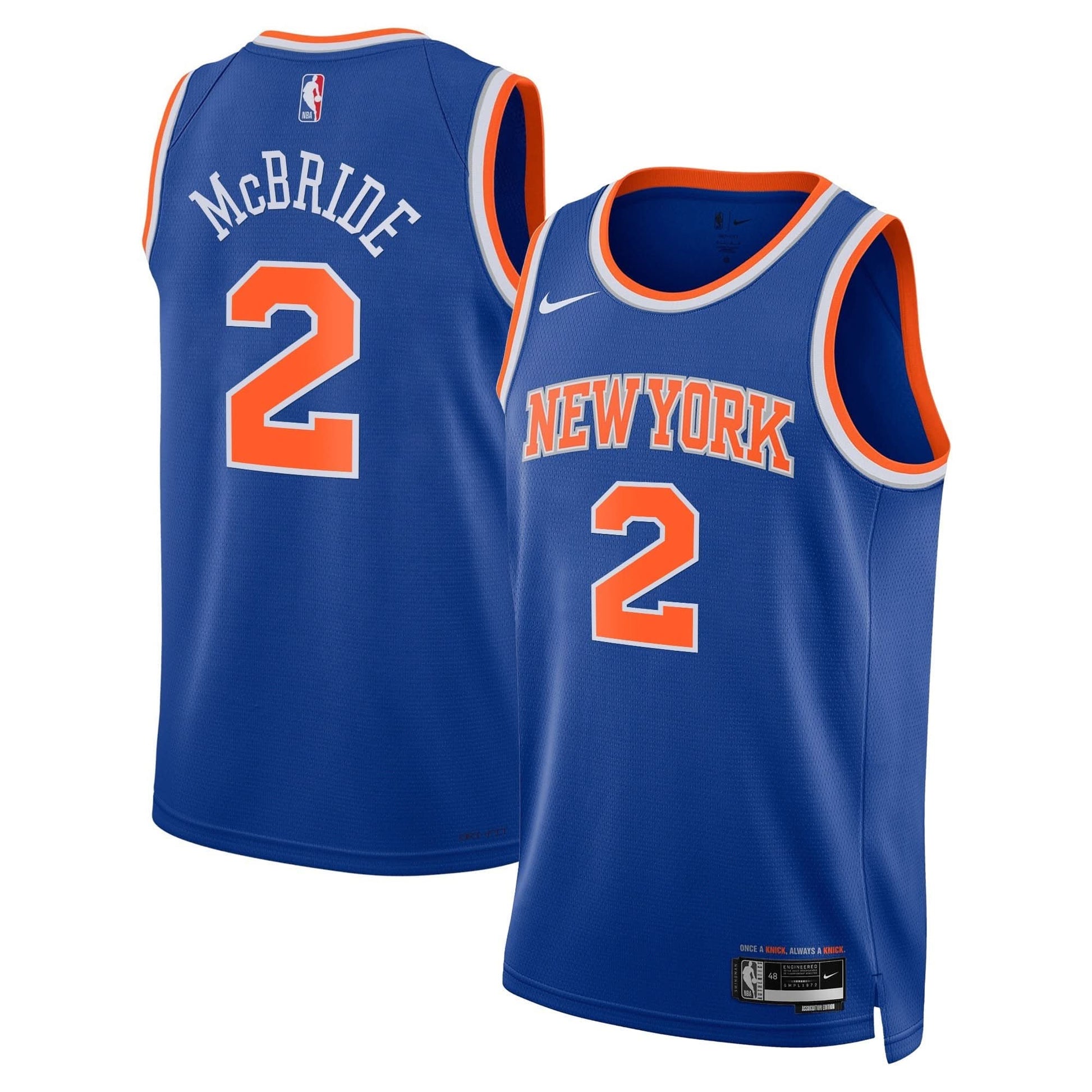 Men's New York Knicks Swingman Jersey - All Stitched