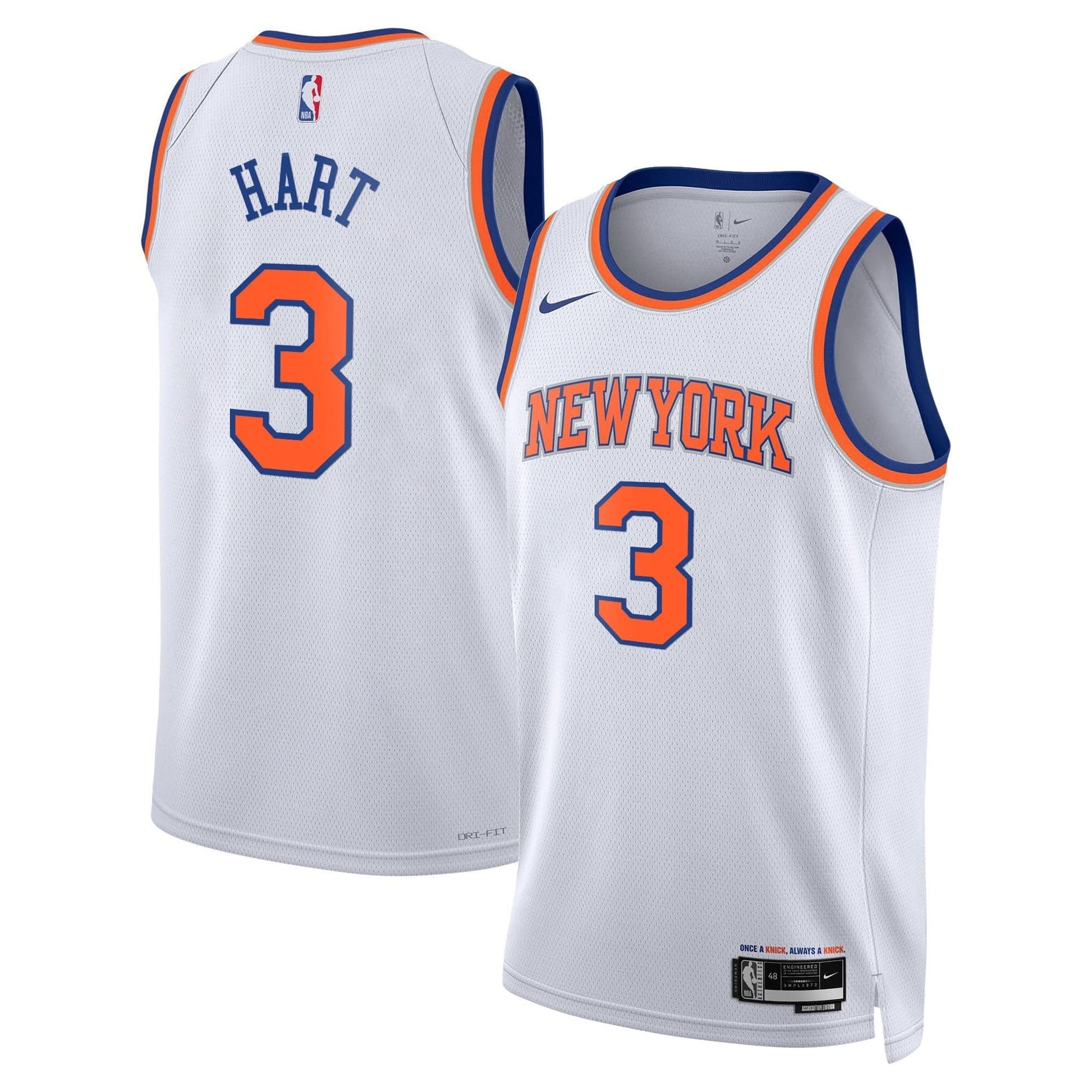 Men's New York Knicks Swingman Jersey - All Stitched
