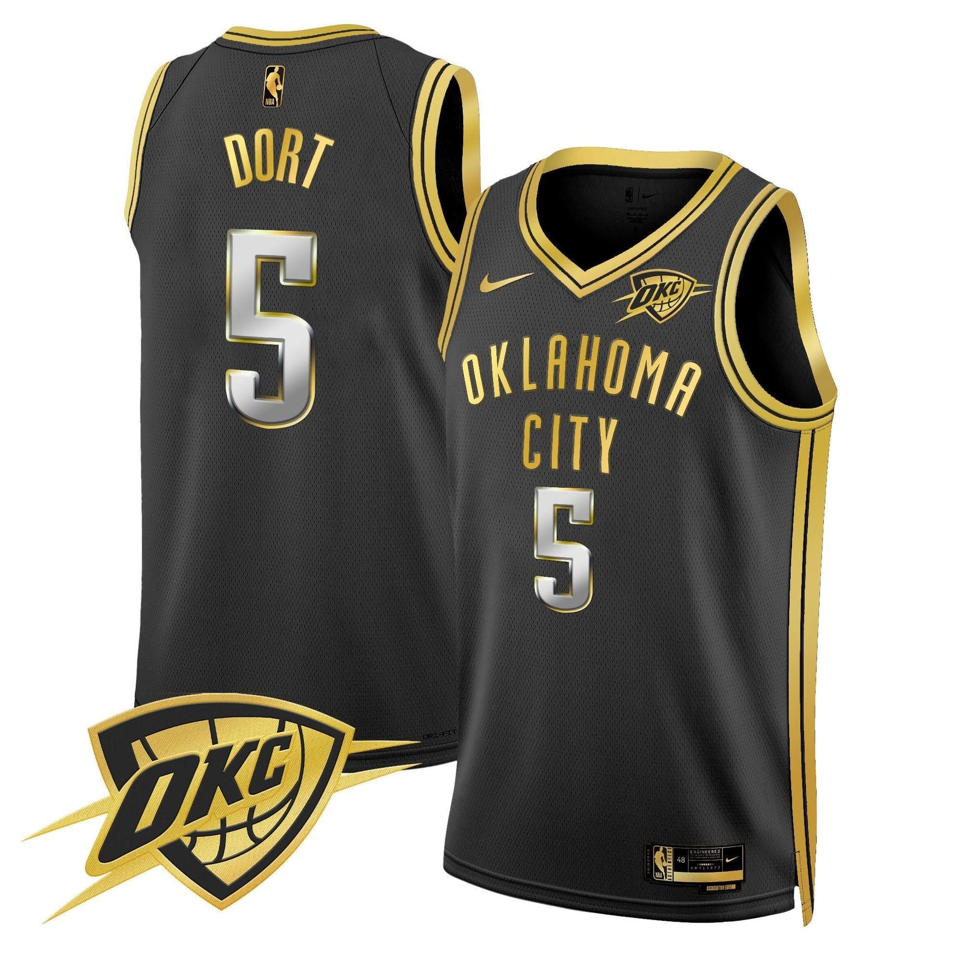 Men's Oklahoma City Thunder Swingman Jersey V2 - All Stitched
