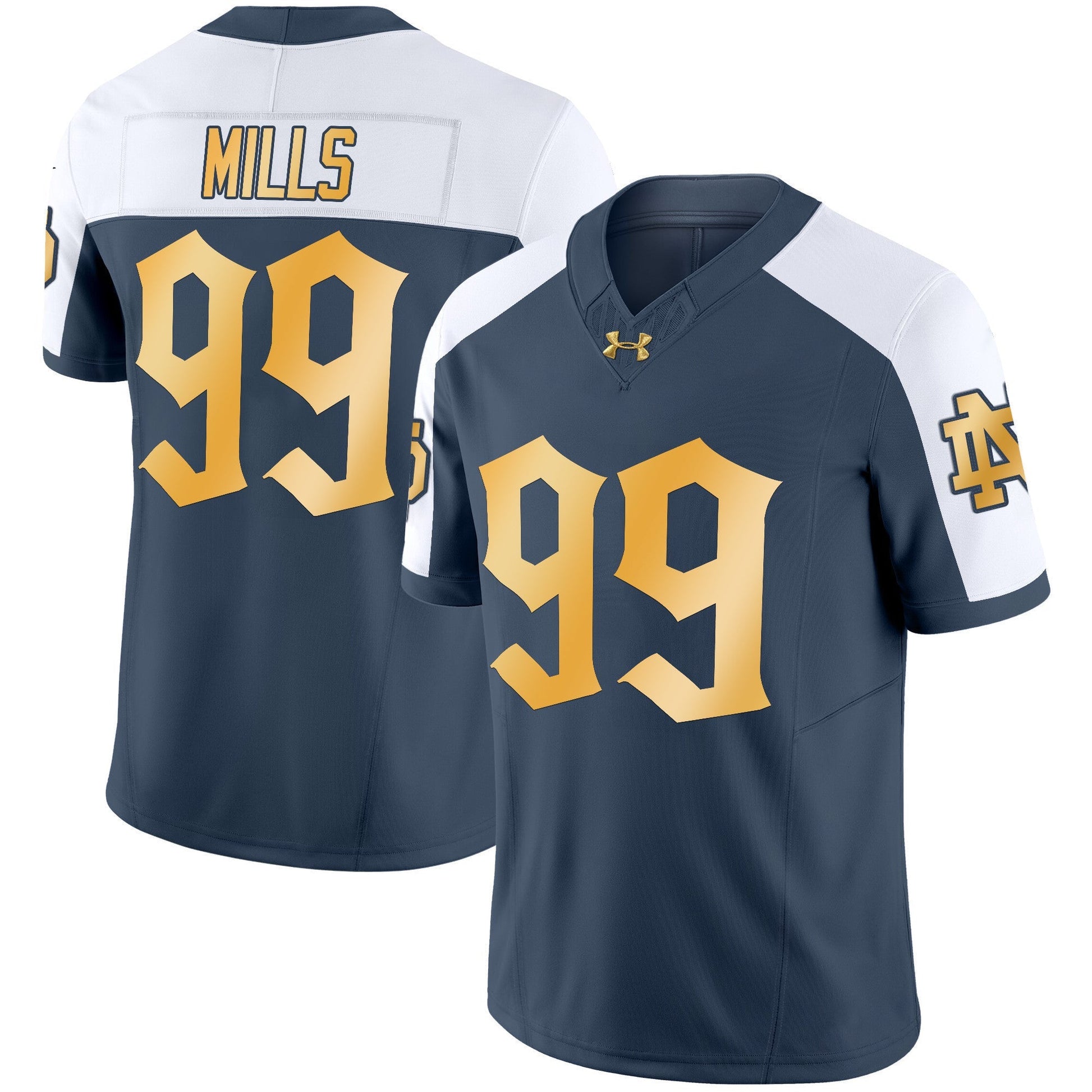 Men's Notre Dame Fighting Irish 2024 Vapor Limited Jersey - All Stitched