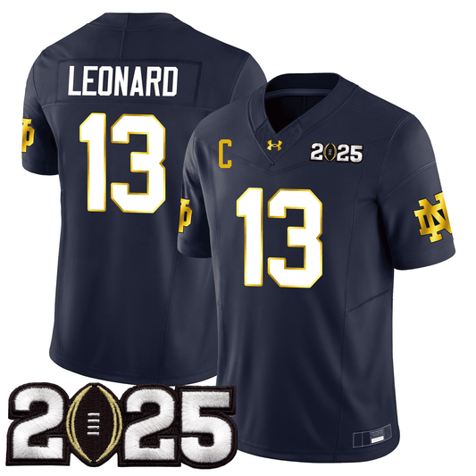 Notre Dame Fighting Irish 24/25 Jersey - CFP Final Patch - All Stitched