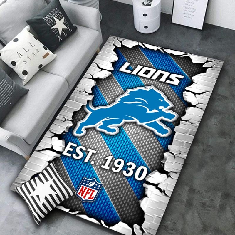 Detroit Lions Rug DMHF1076