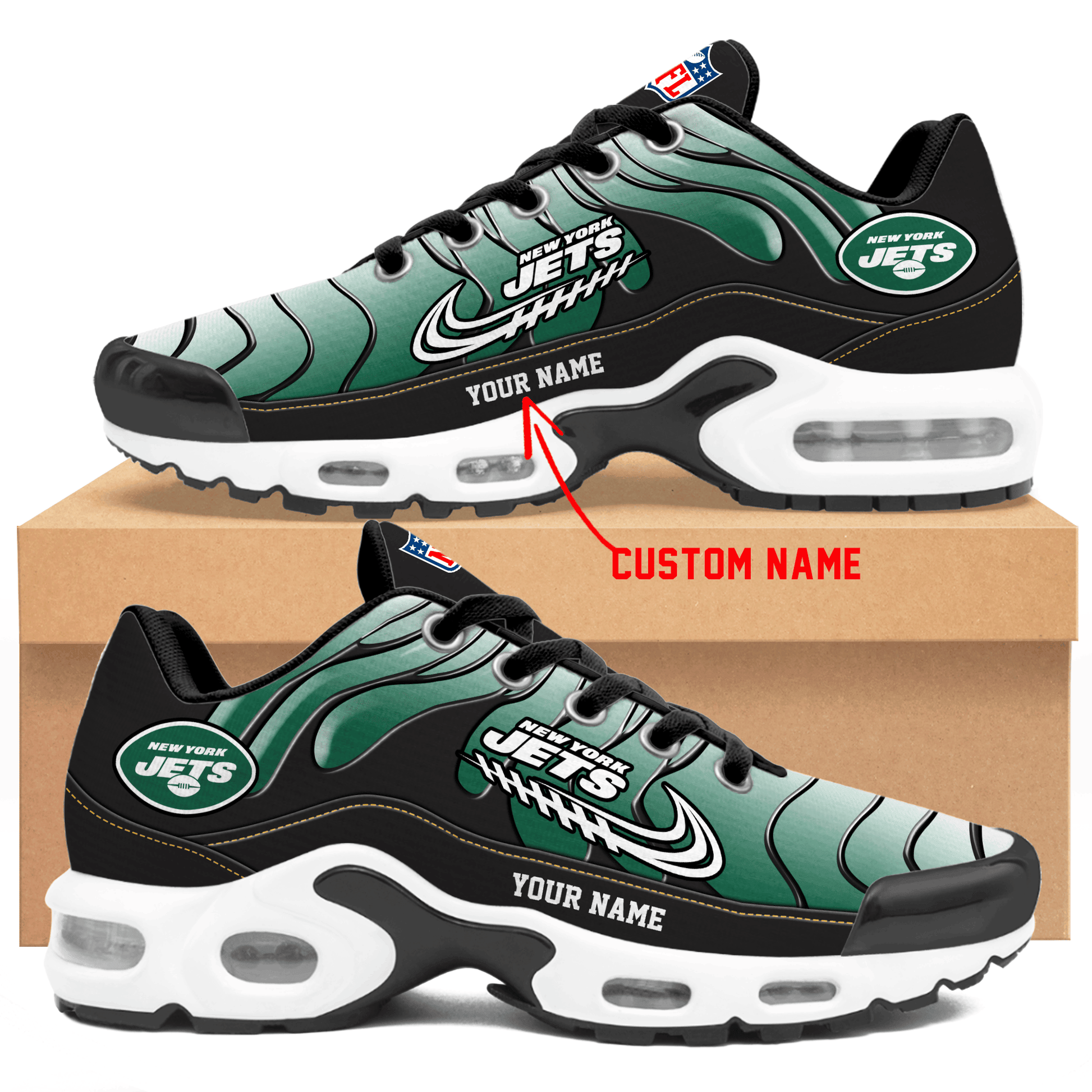 New York Jets | Personalized Air Max Shoes Limited Edition TD
