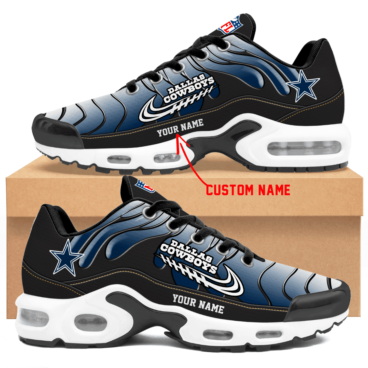 Dallas Cowboys | Personalized Air Max Shoes Limited Edition TD