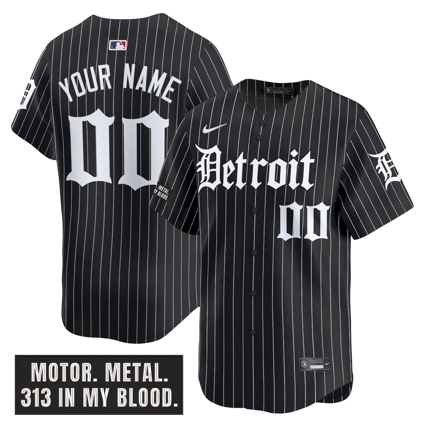 Detroit Tigers Custom Jersey All Stitched - PLDT1274