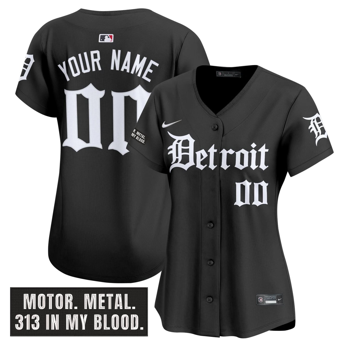 Detroit Tigers Custom Jersey All Stitched - PLDT1274