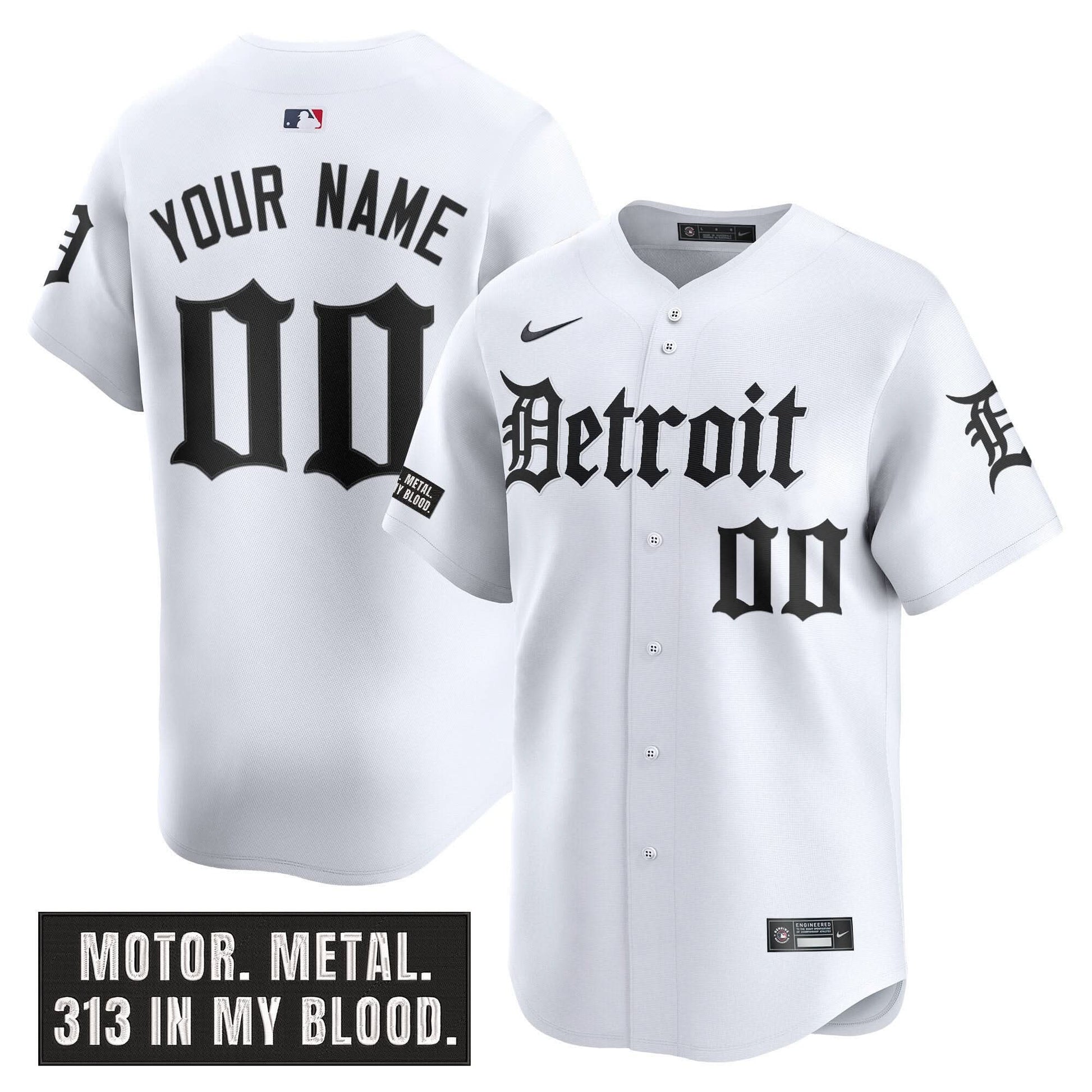 Detroit Tigers Custom Jersey All Stitched - PLDT1274