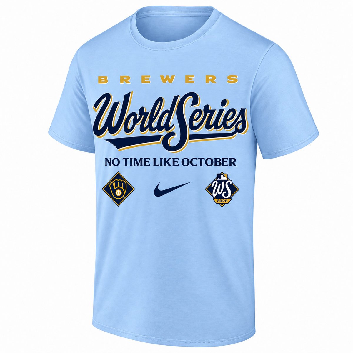 Milwaukee Brewers 2026 NL Champions One Side T-Shirt - Printed V2