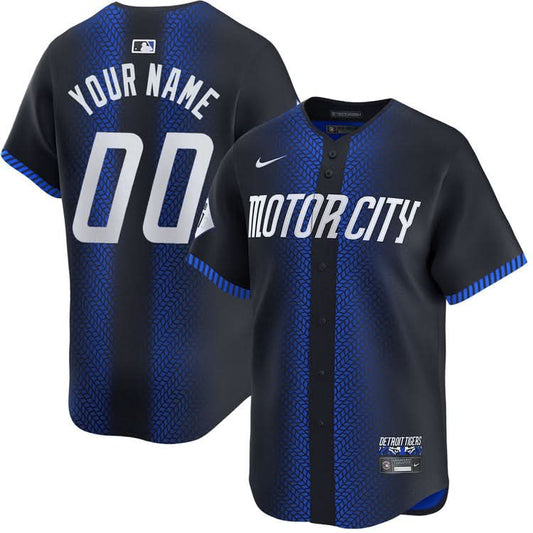Detroit Tigers City Connect Custom Jersey - All Stitched