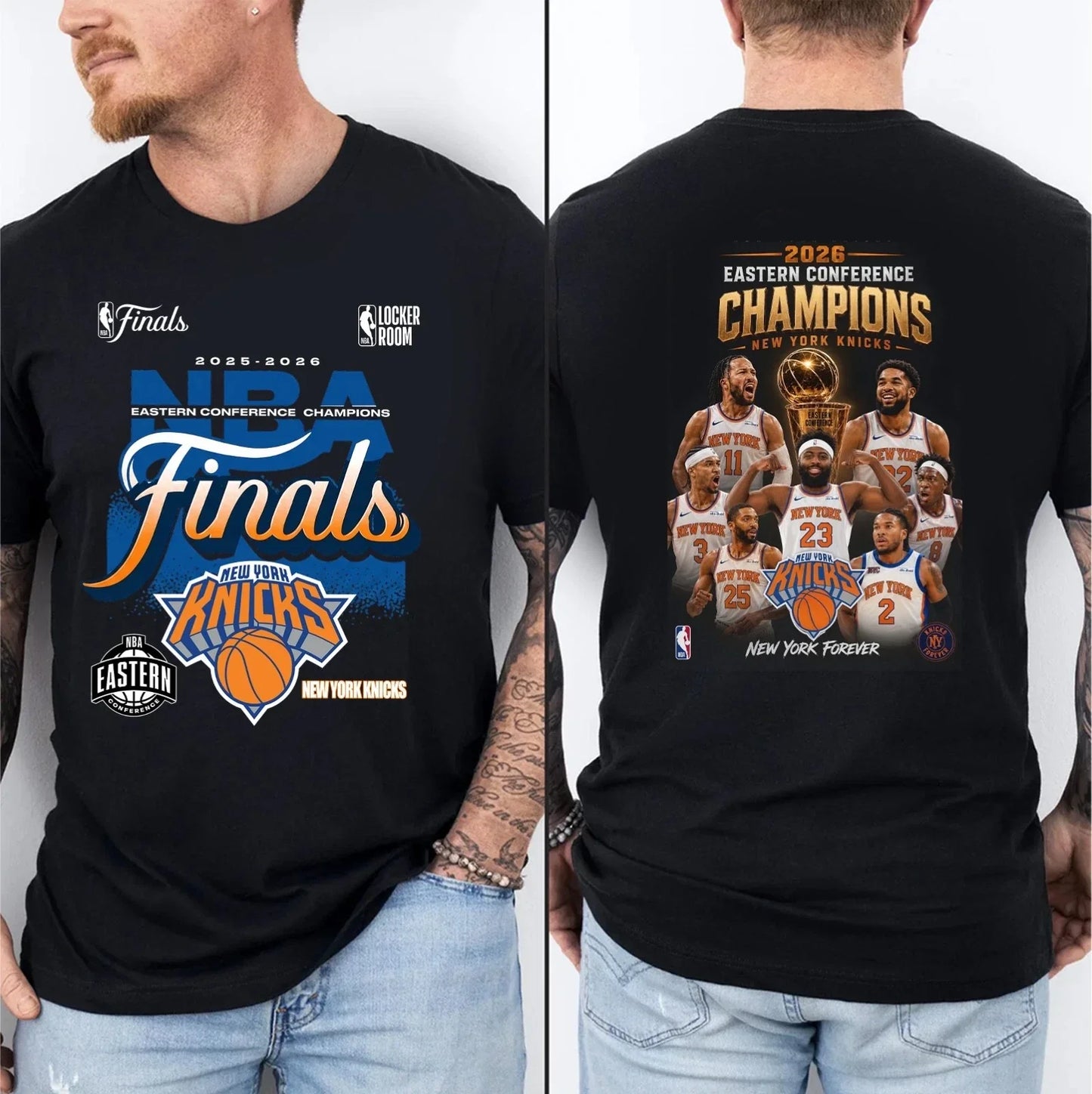 NYK 2026 NBA Finals Printed T-Shirt V2