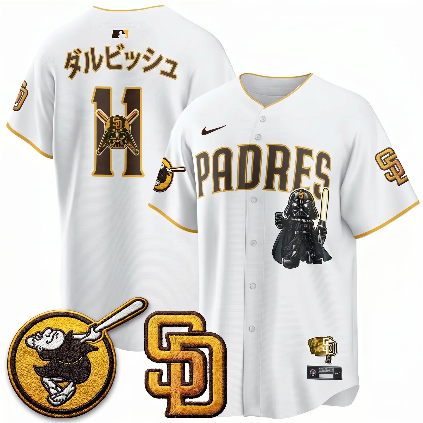 SD x SW 2026 Darvish Kanji Vapor Limited Jersey - Stitched