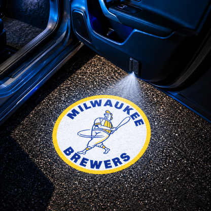 TeamBeam™  Brewers Car Door Projector Lights