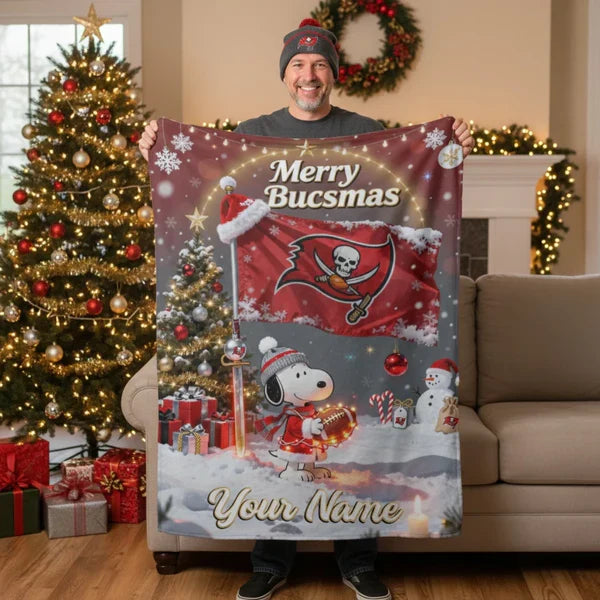 TB x SNP | Premium Christmas Fleece Blanket & Throw Pillow