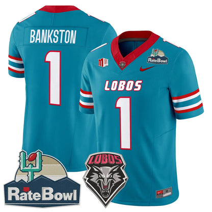 New Mexico Lobos 2025 Rate Bowl Vapor Limited Jersey - All Stitched