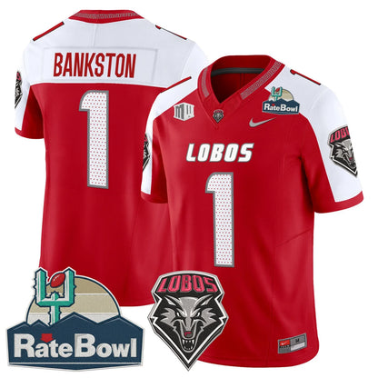 New Mexico Lobos 2025 Rate Bowl Vapor Limited Jersey - All Stitched