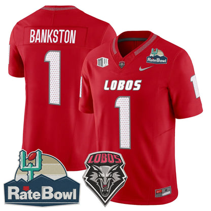 New Mexico Lobos 2025 Rate Bowl Vapor Limited Jersey - All Stitched