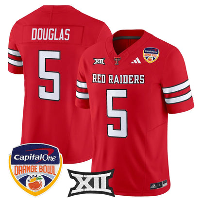 Texas Tech Red Raiders 2025 Orange Bowl Vapor Limited Jersey V2 - All Stitched