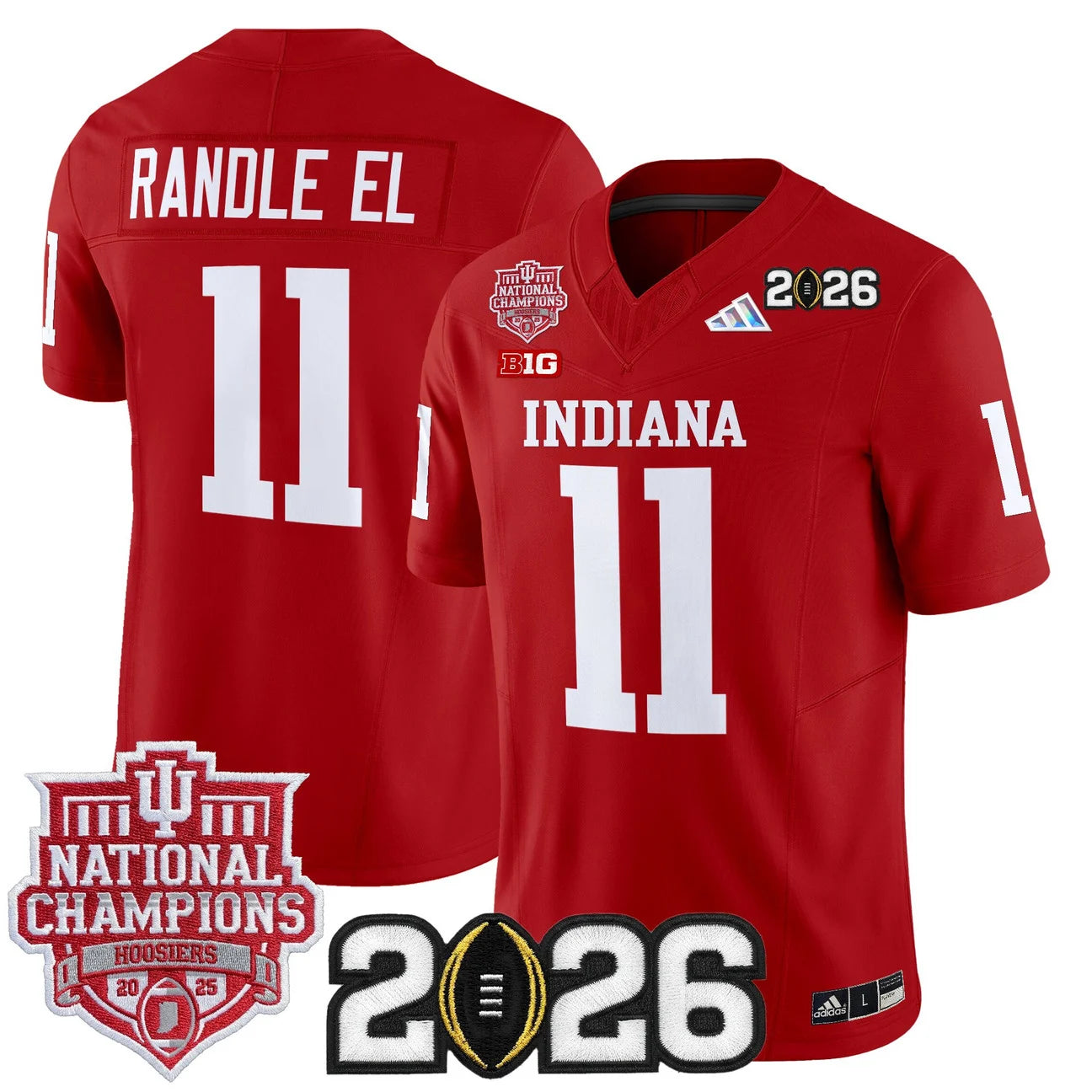 Indiana Hoosiers Vapor Limited Football Jersey - 2025 National Champions - All Stitched