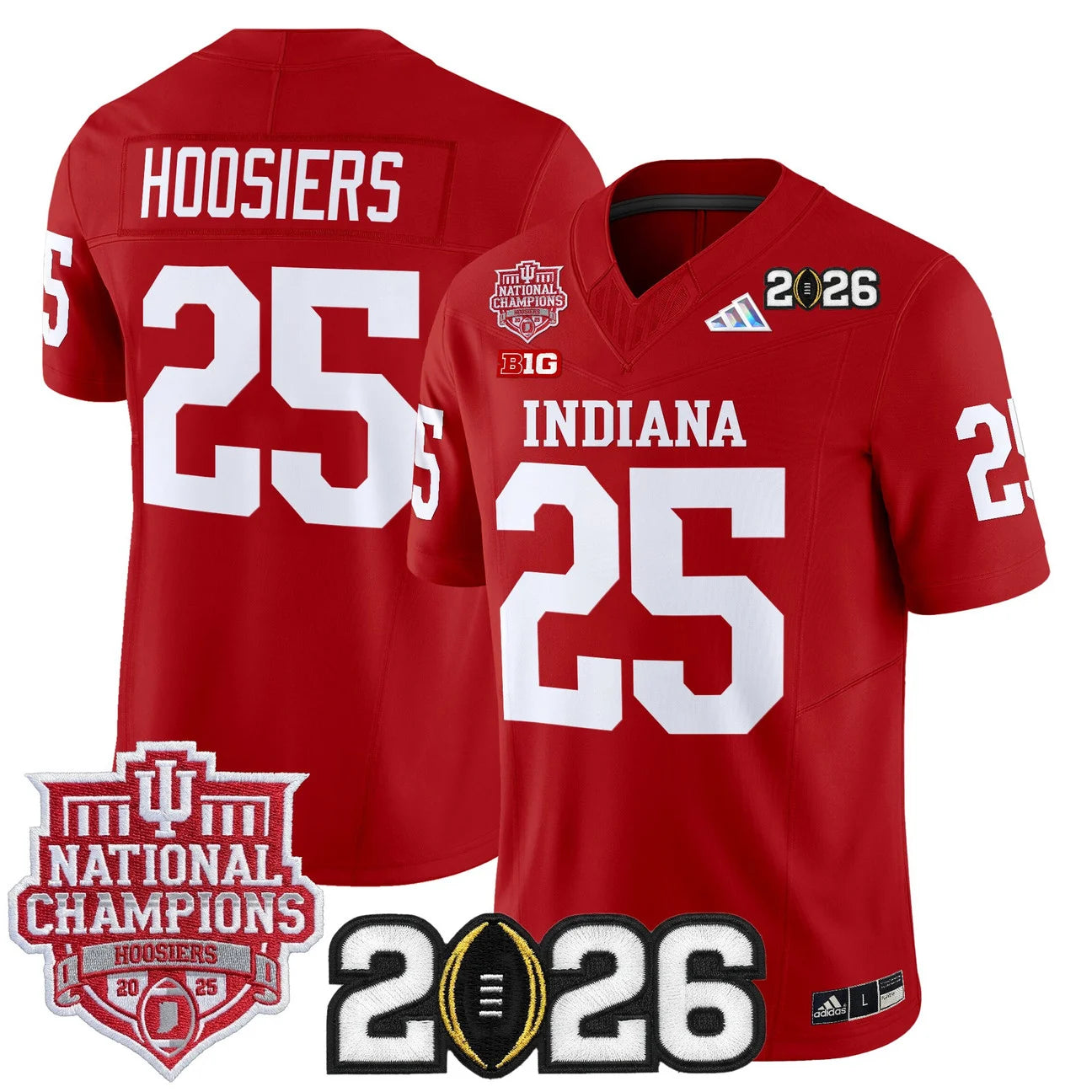 Indiana Hoosiers Vapor Limited Football Jersey - 2025 National Champions - All Stitched