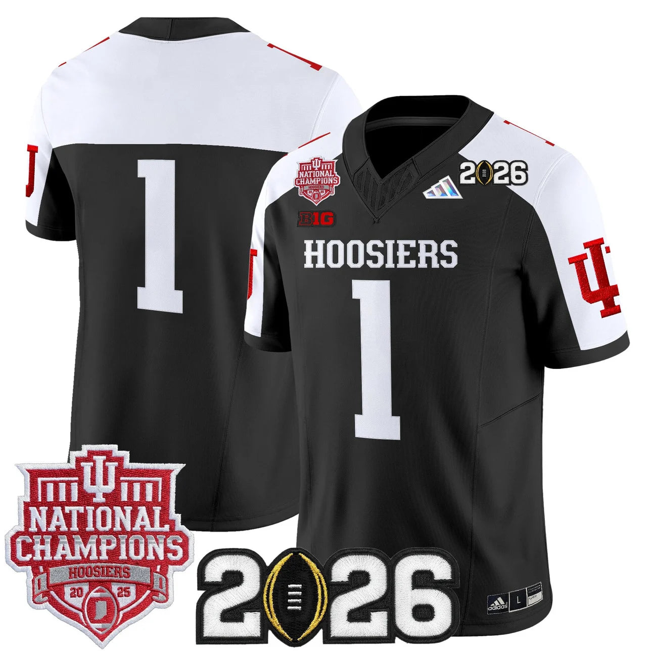 Indiana Hoosiers Vapor Limited Football Jersey - 2025 National Champions - All Stitched