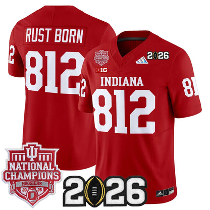 Indiana Hoosiers Vapor Limited Football Jersey - 2025 National Champions - All Stitched