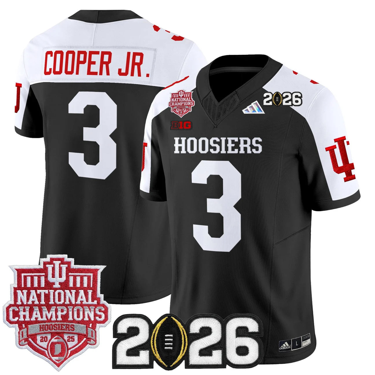 Indiana Hoosiers Vapor Limited Football Jersey - 2025 National Champions - All Stitched