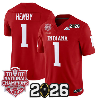 Indiana Hoosiers Vapor Limited Football Jersey - 2025 National Champions - All Stitched