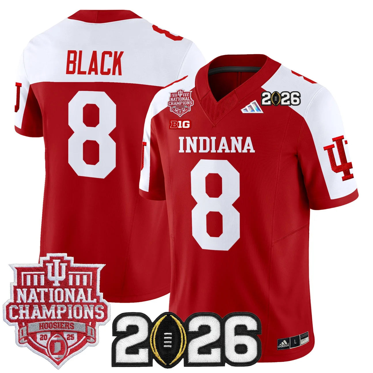 Indiana Hoosiers Vapor Limited Football Jersey - 2025 National Champions - All Stitched