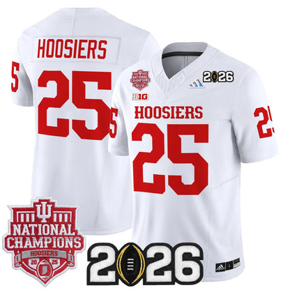Indiana Hoosiers Vapor Limited Football Jersey - 2025 National Champions - All Stitched