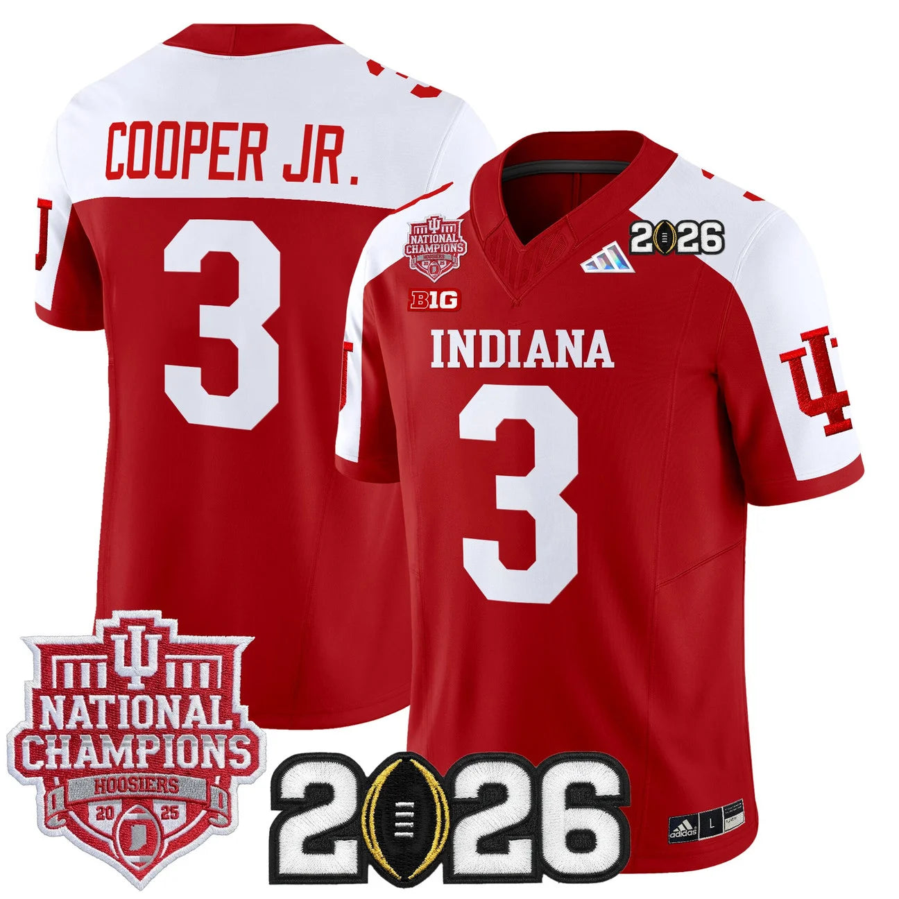 Indiana Hoosiers Vapor Limited Football Jersey - 2025 National Champions - All Stitched