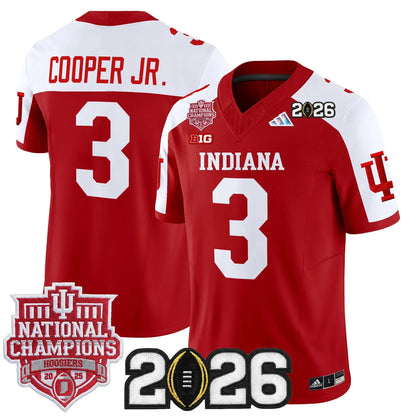 Indiana Hoosiers Vapor Limited Football Jersey - 2025 National Champions - All Stitched