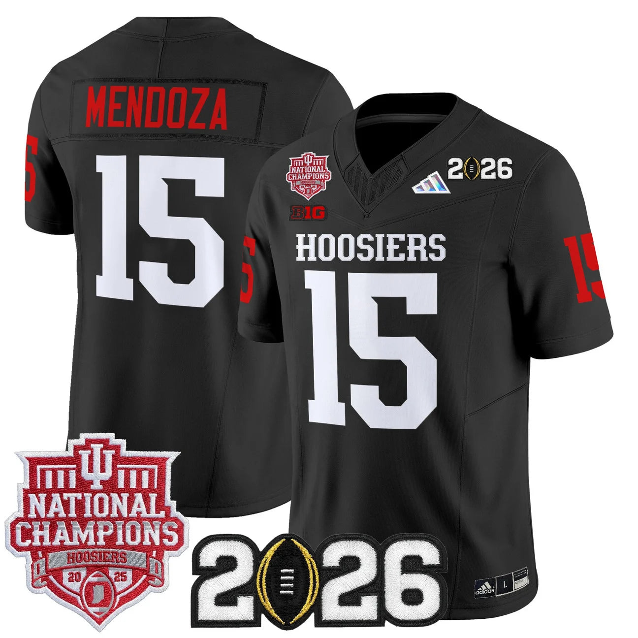 Indiana Hoosiers Vapor Limited Football Jersey - 2025 National Champions - All Stitched