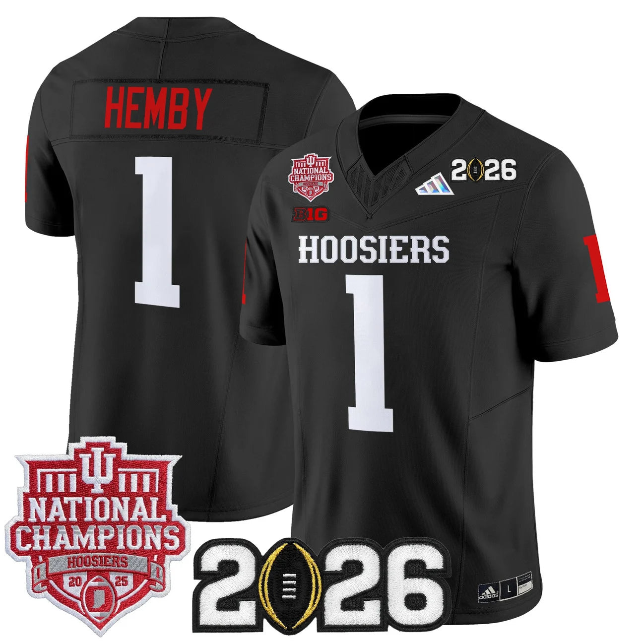 Indiana Hoosiers Vapor Limited Football Jersey - 2025 National Champions - All Stitched