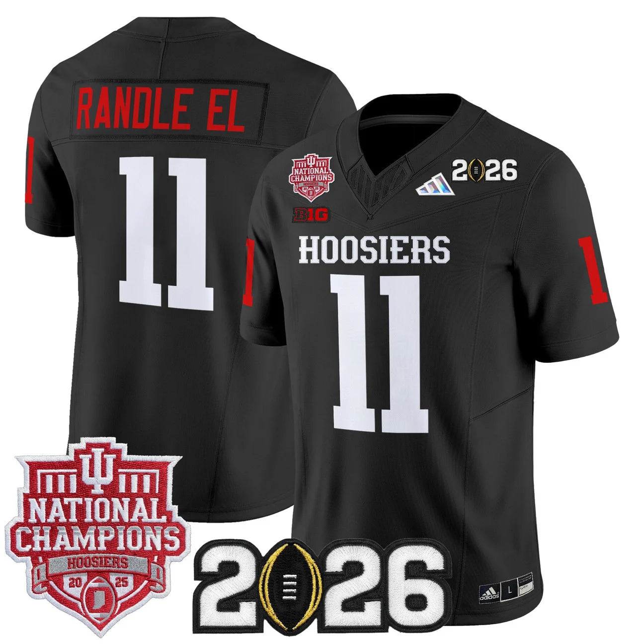 Indiana Hoosiers Vapor Limited Football Jersey - 2025 National Champions - All Stitched