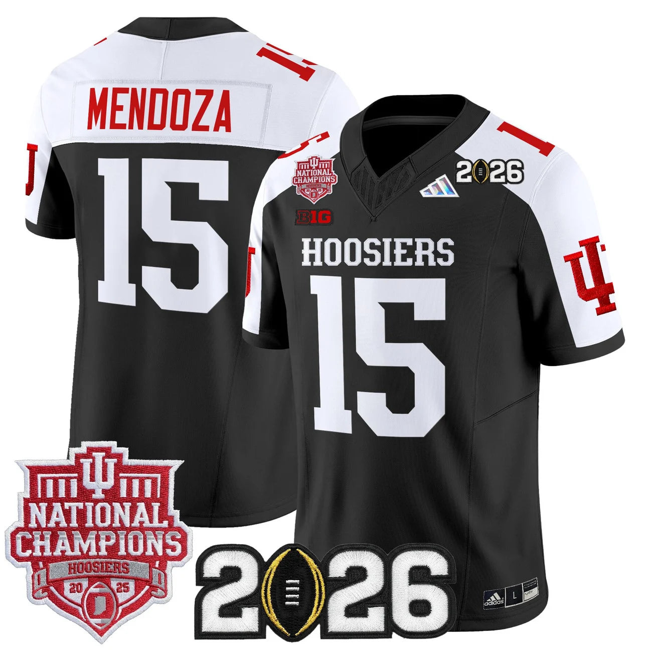 Indiana Hoosiers Vapor Limited Football Jersey - 2025 National Champions - All Stitched