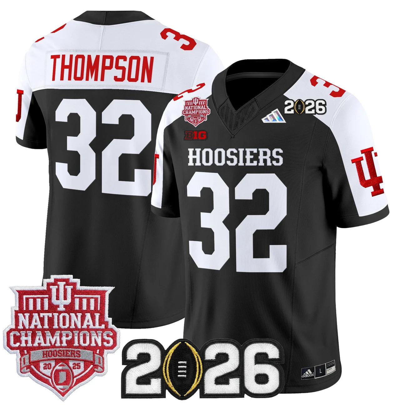 Indiana Hoosiers Vapor Limited Football Jersey - 2025 National Champions - All Stitched