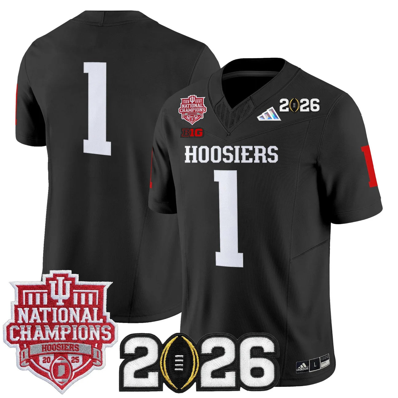 Indiana Hoosiers Vapor Limited Football Jersey - 2025 National Champions - All Stitched