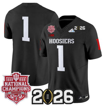 Indiana Hoosiers Vapor Limited Football Jersey - 2025 National Champions - All Stitched