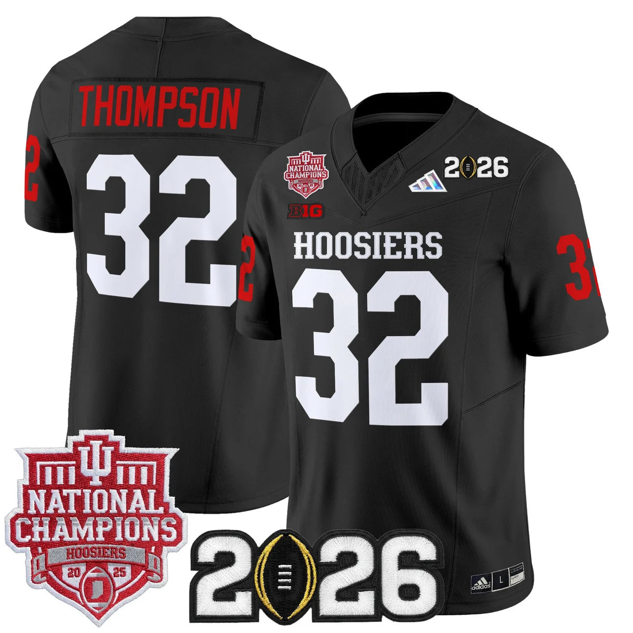 Indiana Hoosiers Vapor Limited Football Jersey - 2025 National Champions - All Stitched